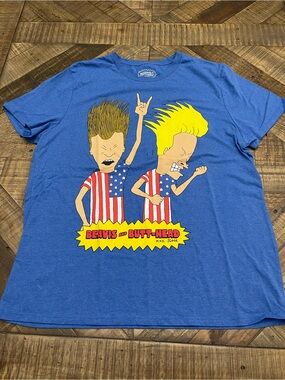 officially licensed MTV Beavis and Butt-Head Americana graphic t-shirt